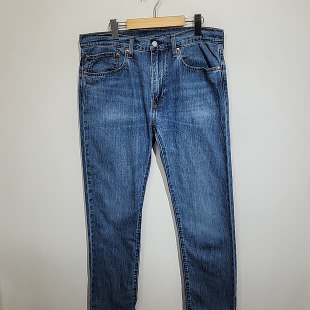 (34) 리바이스 502 청바지 연청 데님팬츠 빅E 스판 145주년판 