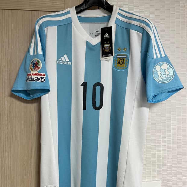 [s]아르헨티나 15-16 홈 유니폼 메시 마킹