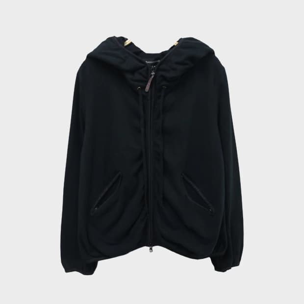 MERCIBEAUCOUP 셔링 후드 집업 61968