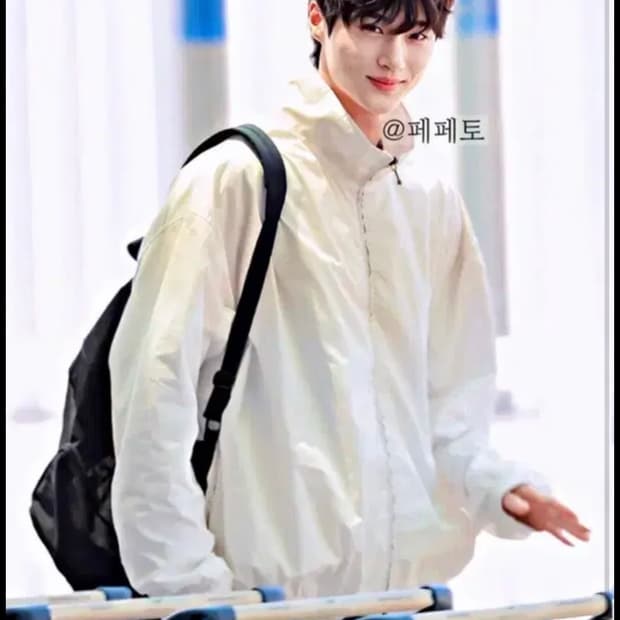 [46] 변우석 아크네스튜디오 로고 자켓