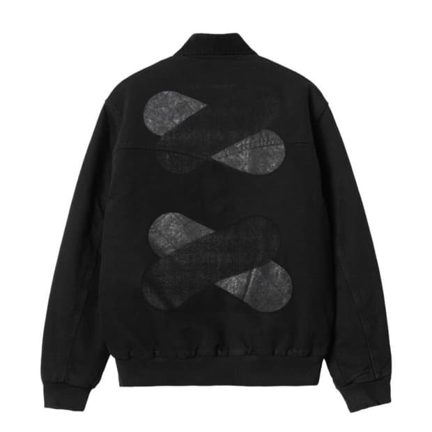 칼하트 WIP x 웍스아웃 OG 산타 페 자켓 블랙 에이지드 캔버스 XS