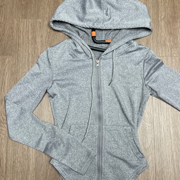 그레이 후드집업 S