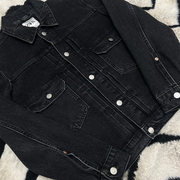 [한국M]ZARA 2세대 트러커 자켓/흑청