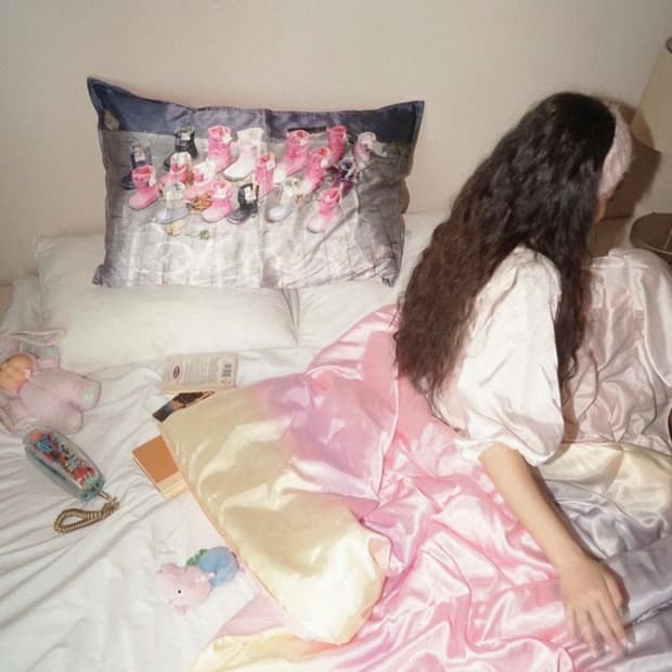 규린 이수키아트 콜라보 이불 커버 Cherry and Rory