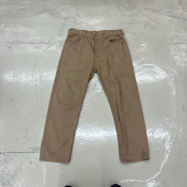 Levi's 501 베이지 컬러 데님팬츠