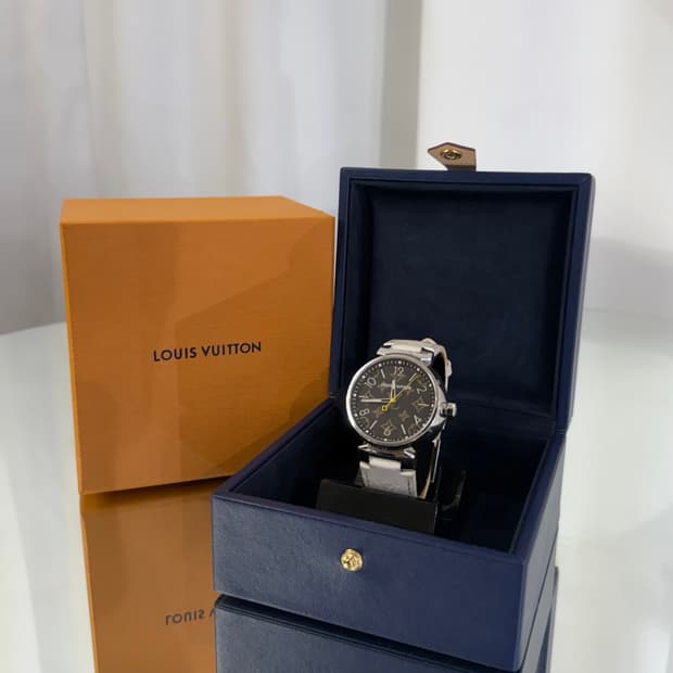 루이비통 땅부르 모노그램 쿼츠 시계 