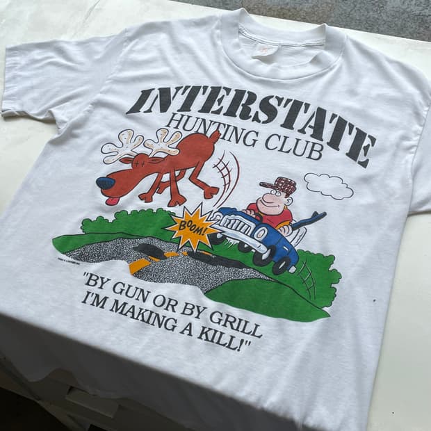 80‘s USA Cartoon T-shirt 빈티지 카툰 티셔츠