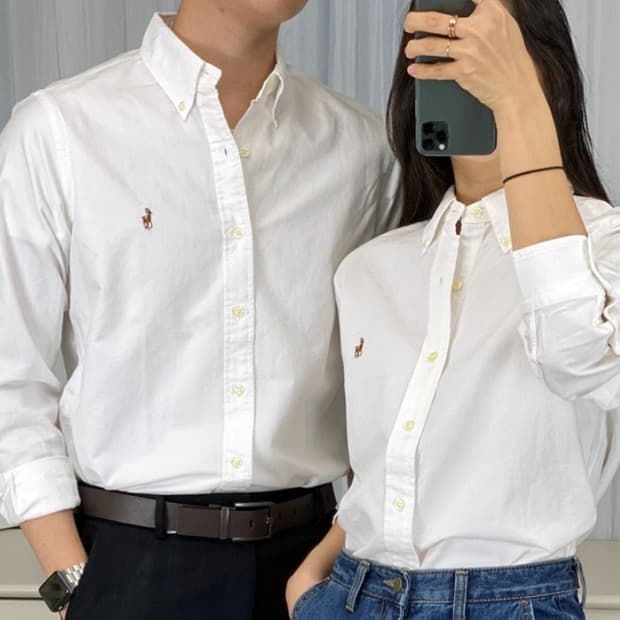 폴로 랄프로렌 옥스포드 셔츠 S(~95)