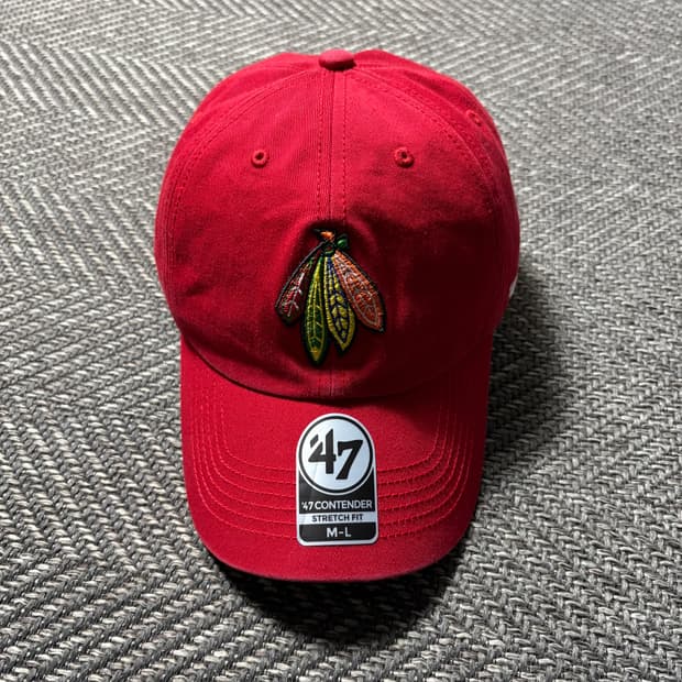 47브랜드 시카고 블랙호크스 레드 볼캡(M-L)