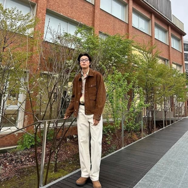 RRL 더블알엘 류준열 러프아웃 스웨이드 자켓