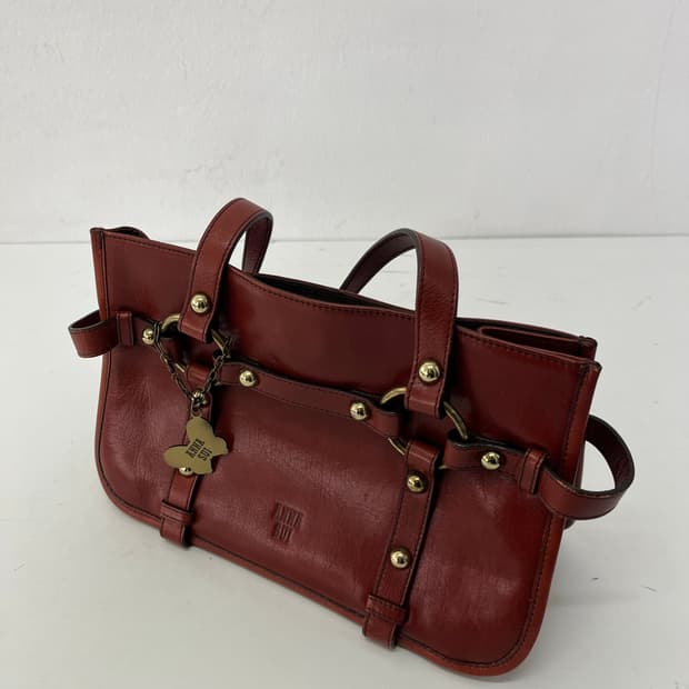 90‘s ANNA SUI butterfly leather bag