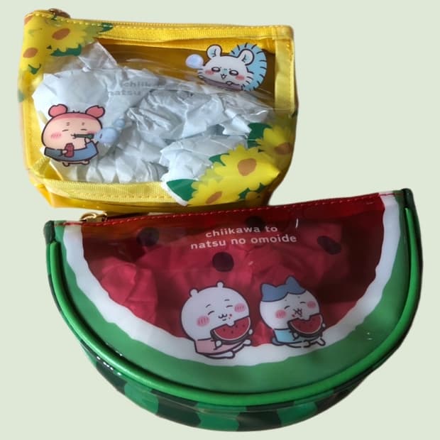 먼작귀 여름쿠지 파우치 일괄 판매