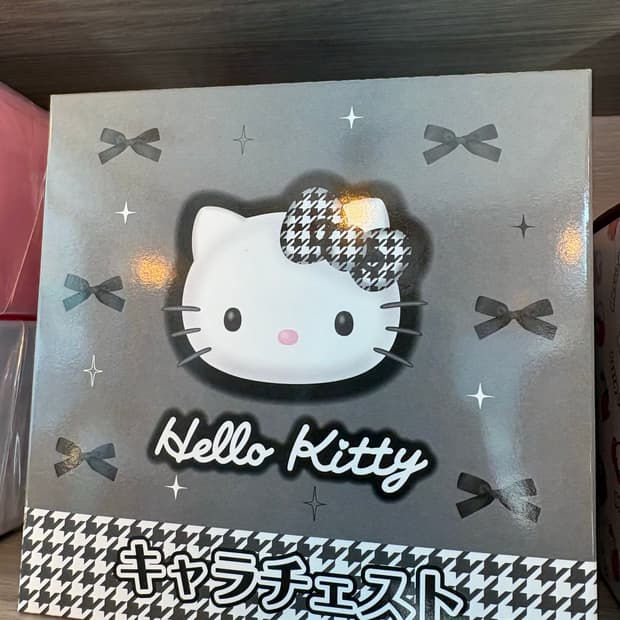 헬로키티 모노톤 정리함 