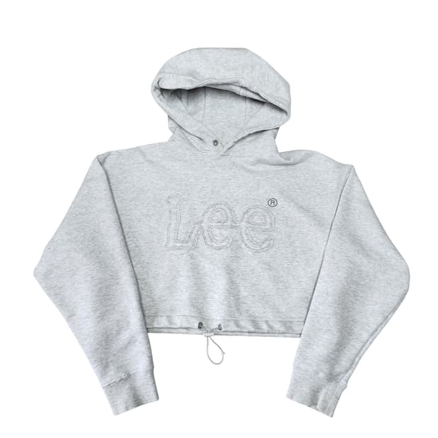Lee 크롭 후드티 