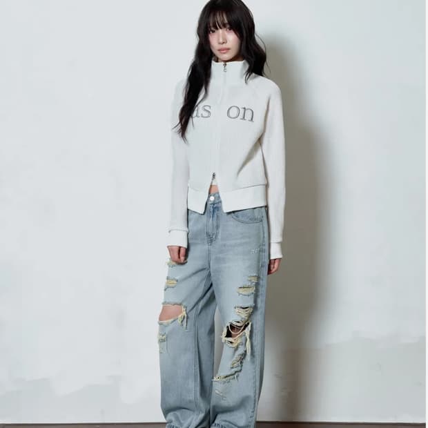 ason SKY DAMAGE PANTS 