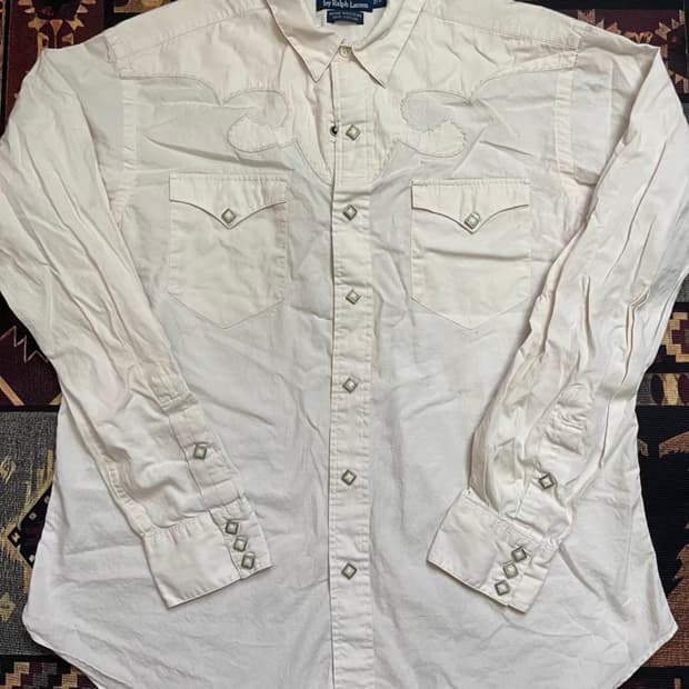 폴로 웨스턴 셔츠 L