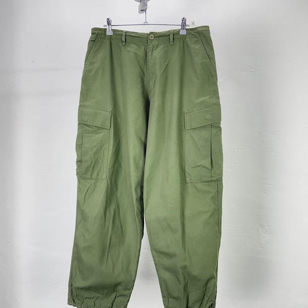 힌슨 정글그린 립스탑 유틸포켓 카고팬츠