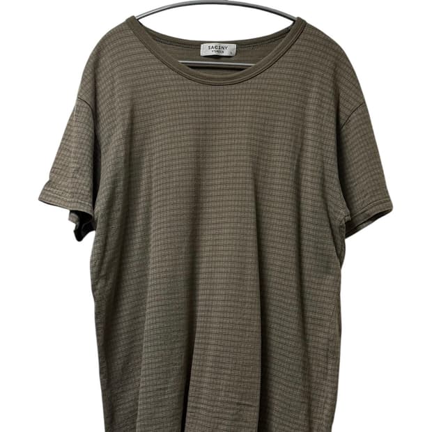 요지 야마모토 코튼 반팔 티셔츠 L