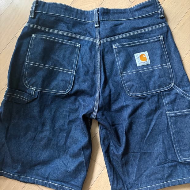 칼하트 카펜터 데님 쇼츠