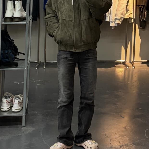 빈티지 스웨이드 양털 자켓 A2792