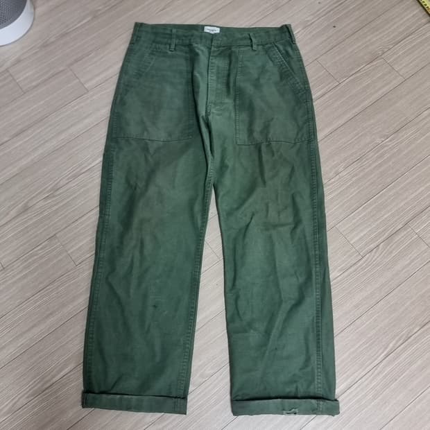 유니폼브릿지 카키색 정글퍼티그  면바지(라지 33,34)