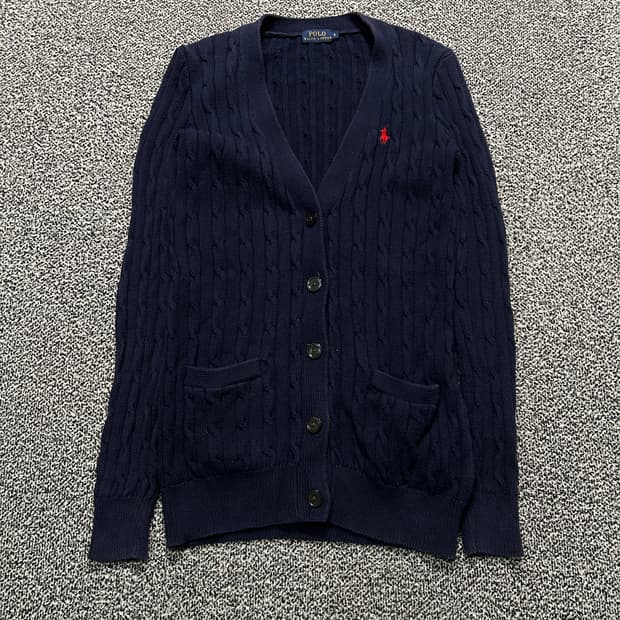 폴로 랄프로렌 여성 네이비 가디건