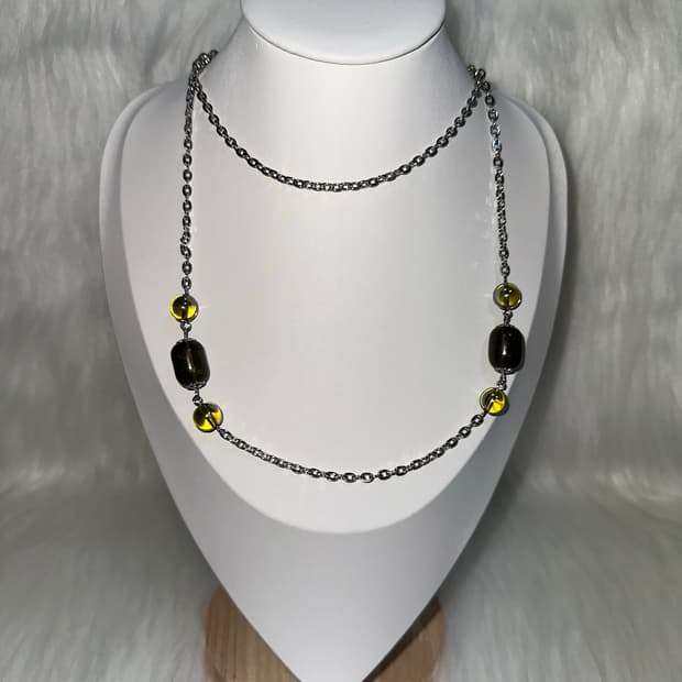 오리엔탈 고스펑크 레이어드 목걸이