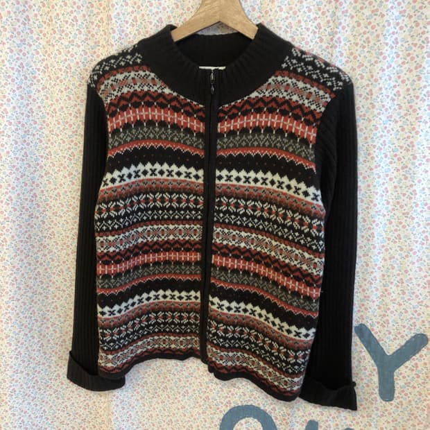 nordic knit cardigan