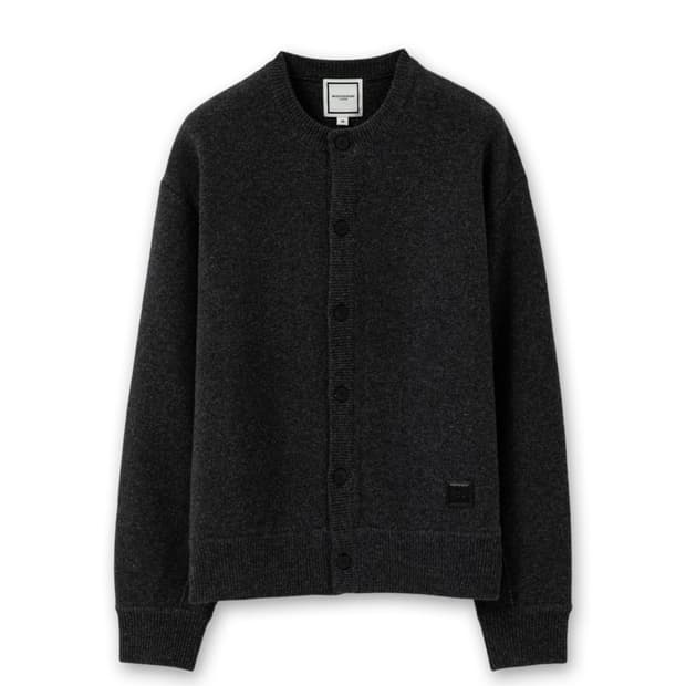 [구매] 우영미 / 24fw 크루넥 가디건 그레이 46, 48