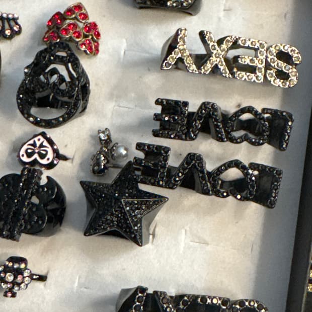 빈티지 반지들입니다