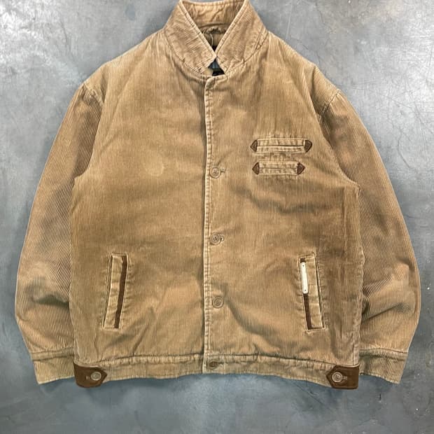 빈티지 엘보 패치 코듀로이 자켓
