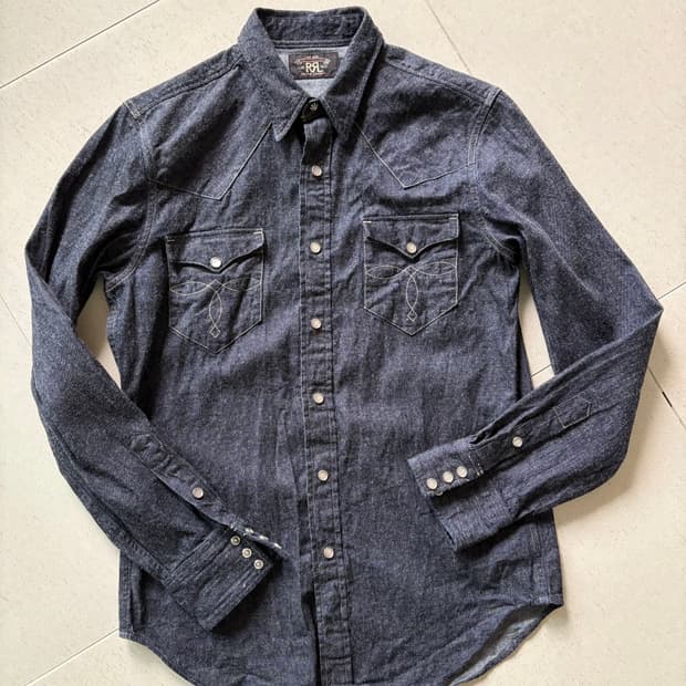 RRL 데님셔츠 M  더블알엘