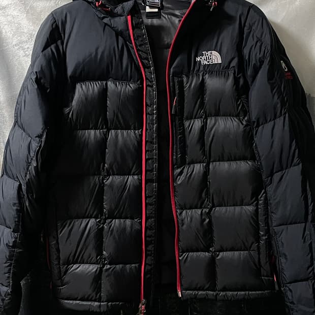 M) 노스페이스 써밋 구스다운 블랙 패딩