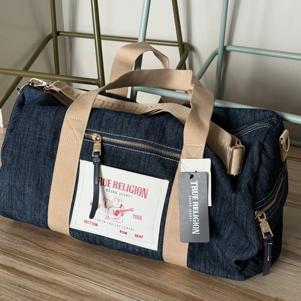 [오늘만] 트루릴리젼 보스턴백 빈티지 데님 