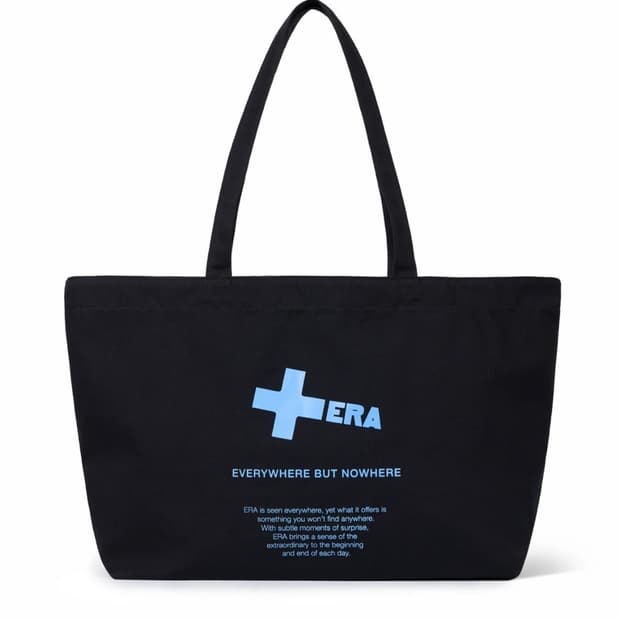 ERA 이알에이 컨버스 토트백 에코백 CANVAS BAG - BLACK