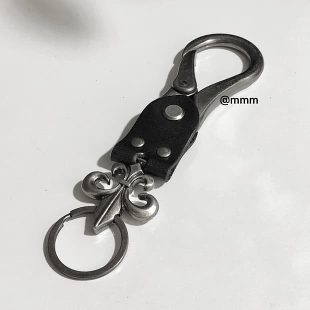 웨스턴 소가죽 키링 열쇠고리