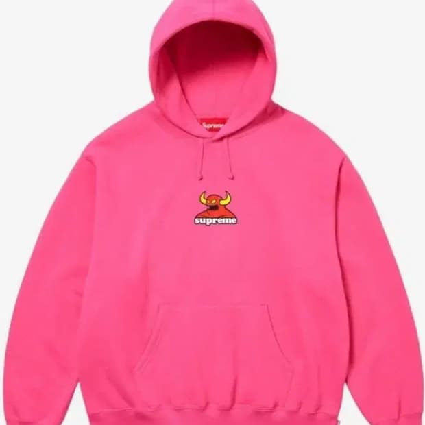슈프림 토이머신 후드티 마젠타 M