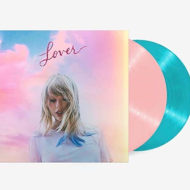 테일러 스위프트 lover 핑크&민트 lp 바이닐