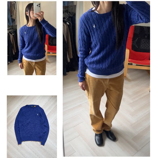 [Polo Ralph Lauren] cable cotton knit