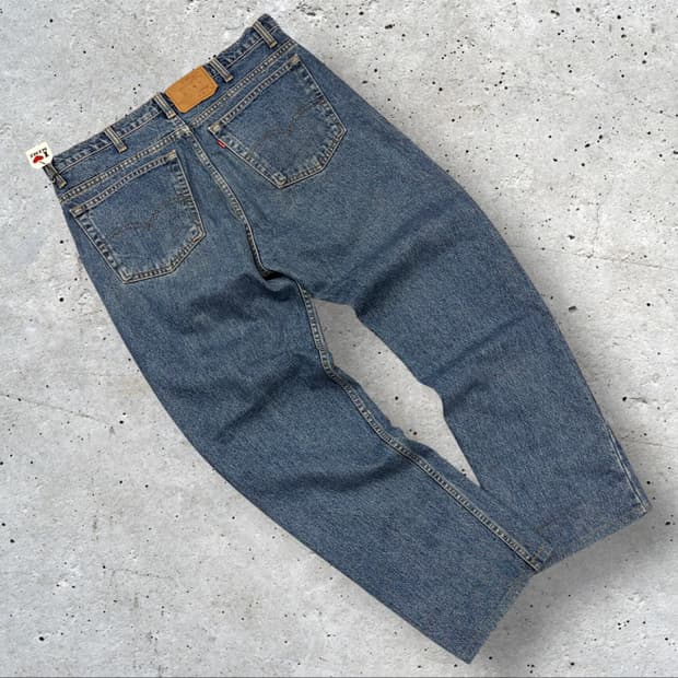 [40x32] 90s 리바이스 505 레귤러 캐나다 데님 팬츠 D10
