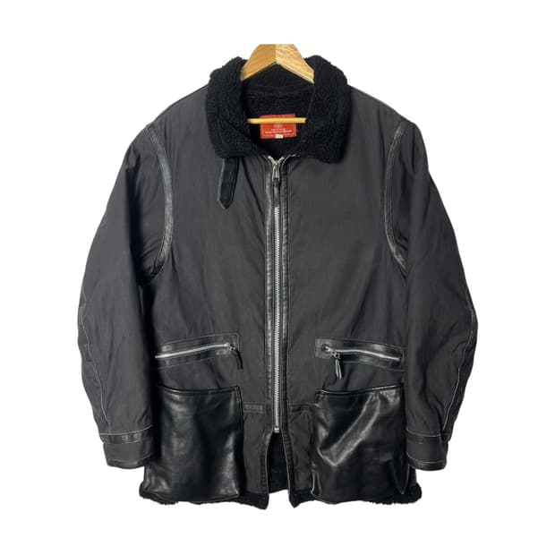 [Avirex] 아비렉스 B-7 레더포켓 무스탕 자켓