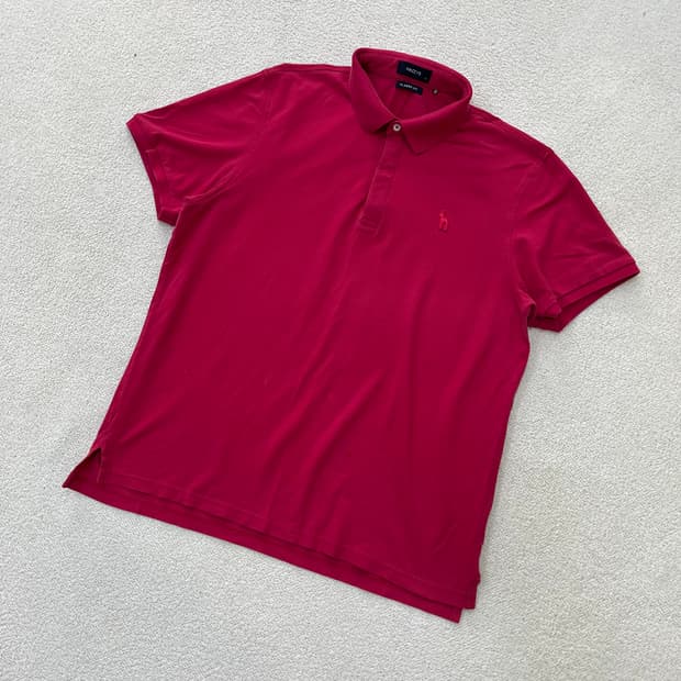 110 헤지스 클래식핏 카라 반팔티 0402M