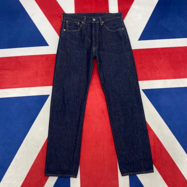 리바이스 LVC 1955 501XX 셀비지 데님팬츠 32