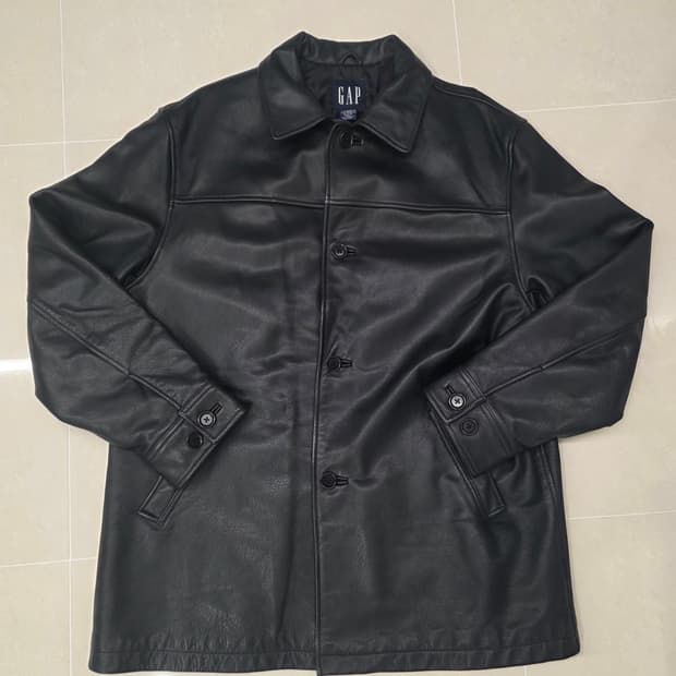 올드 갭 레더 카코트 L
