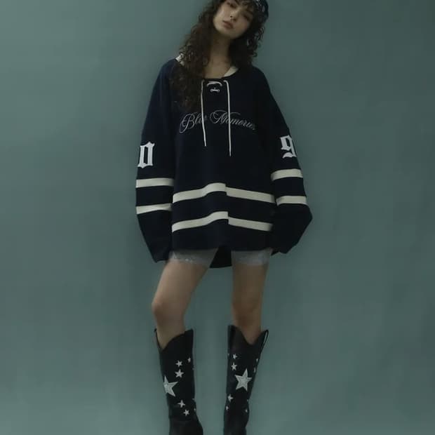 배드블루 Hockey Jersey Navy