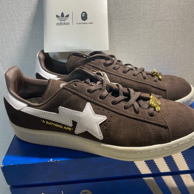 [265]아디다스 베이프 캠퍼스 80s 브라운
