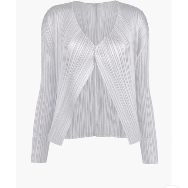 플리츠플리즈 가디건 