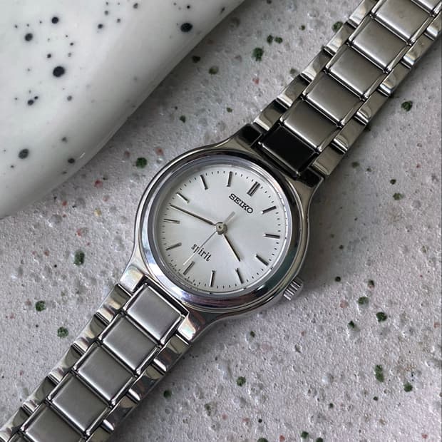 Seiko 세이코 spirit 스피릿 실버 쿼츠