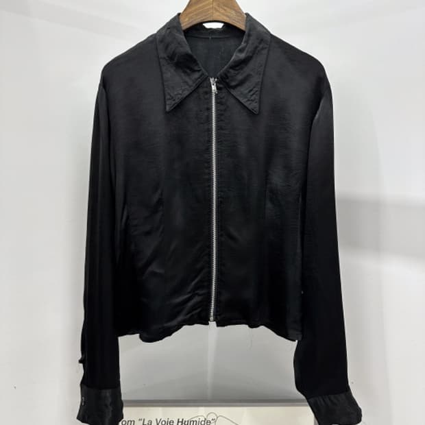 VINTAGE SATIN SHIRT (L)