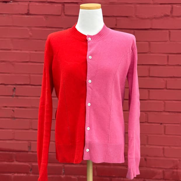 꼼데가르송 트리콧 가디건